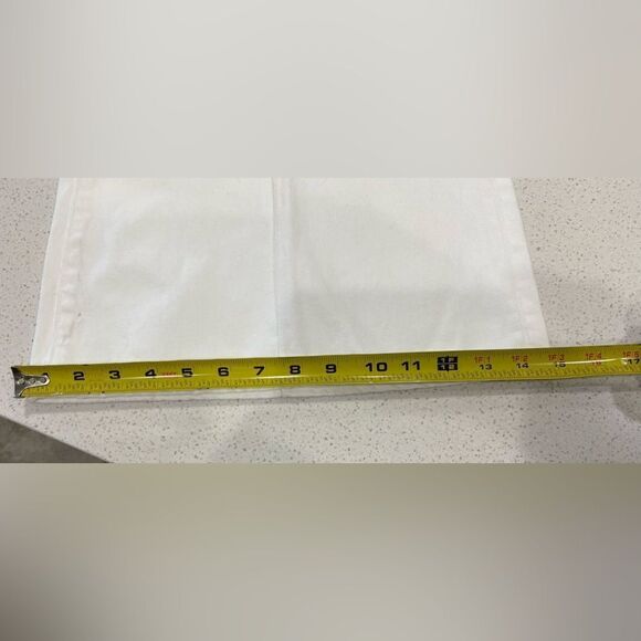 Ralph Lauren 31x26 Crop Wide Leg Jeans White NWT 100% Cotton - Picture 10 of 12